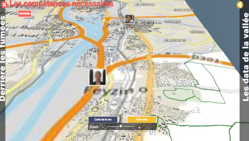 Multimedia documents integrated in a 3D city model
